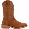 Rocky MonoCrepe 12in Western Boot, COGNAC, W, Size 10.5 RKW0433